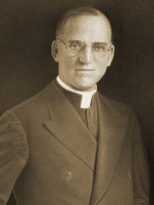 Sepia portrait of Father Flanagan